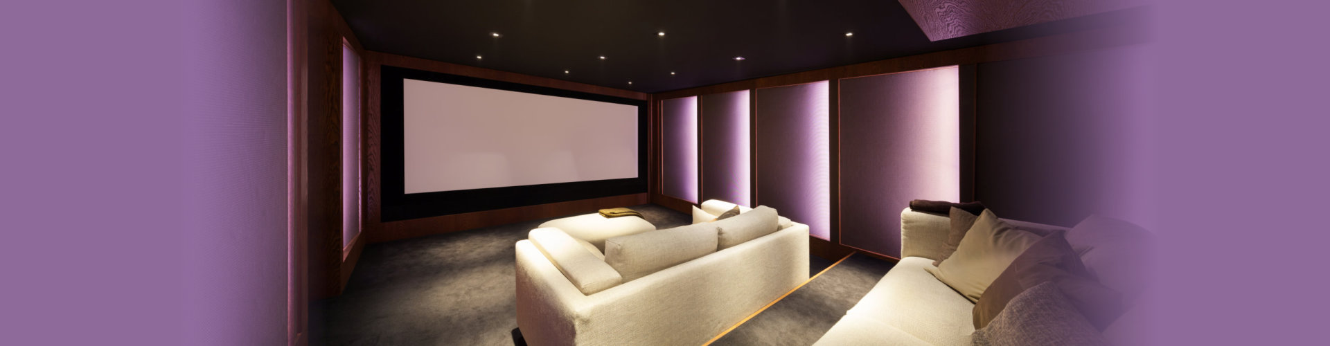 Home theater, luxury interior